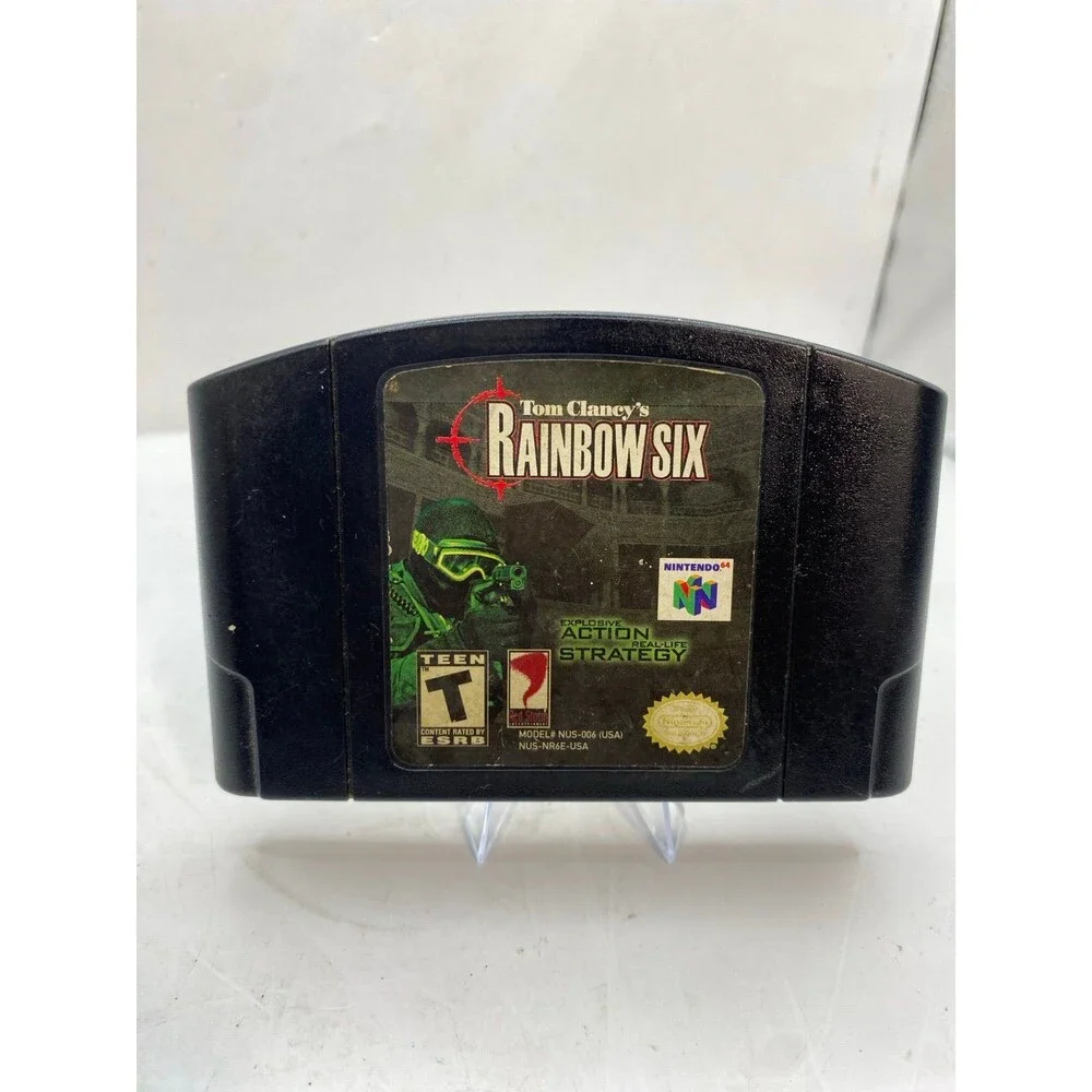 Tom Clancy's Rainbow Six Nintendo 64 N64 Game Cartridge